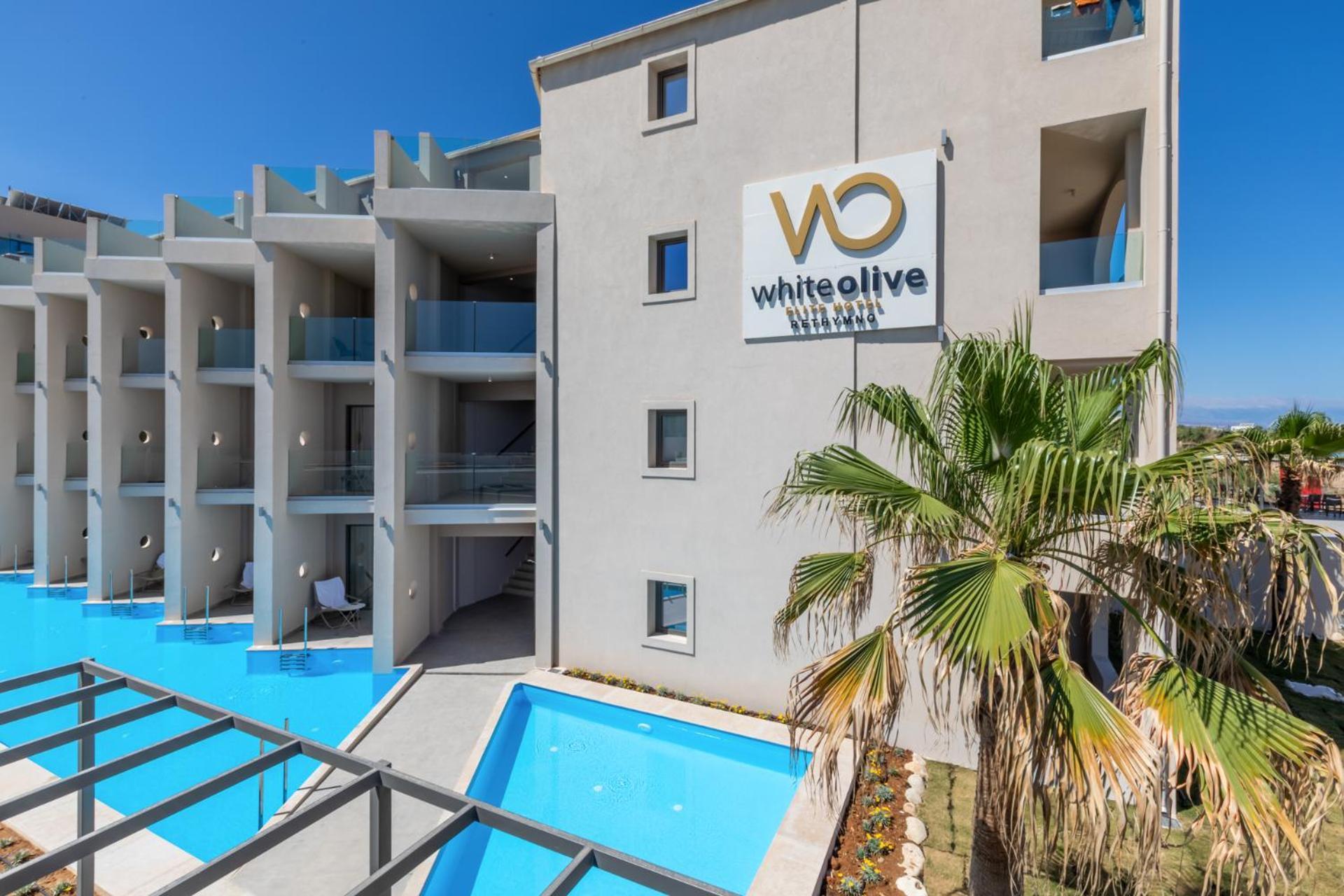 White Olive Elite Rethymno Hotel Sfáka Exterior foto