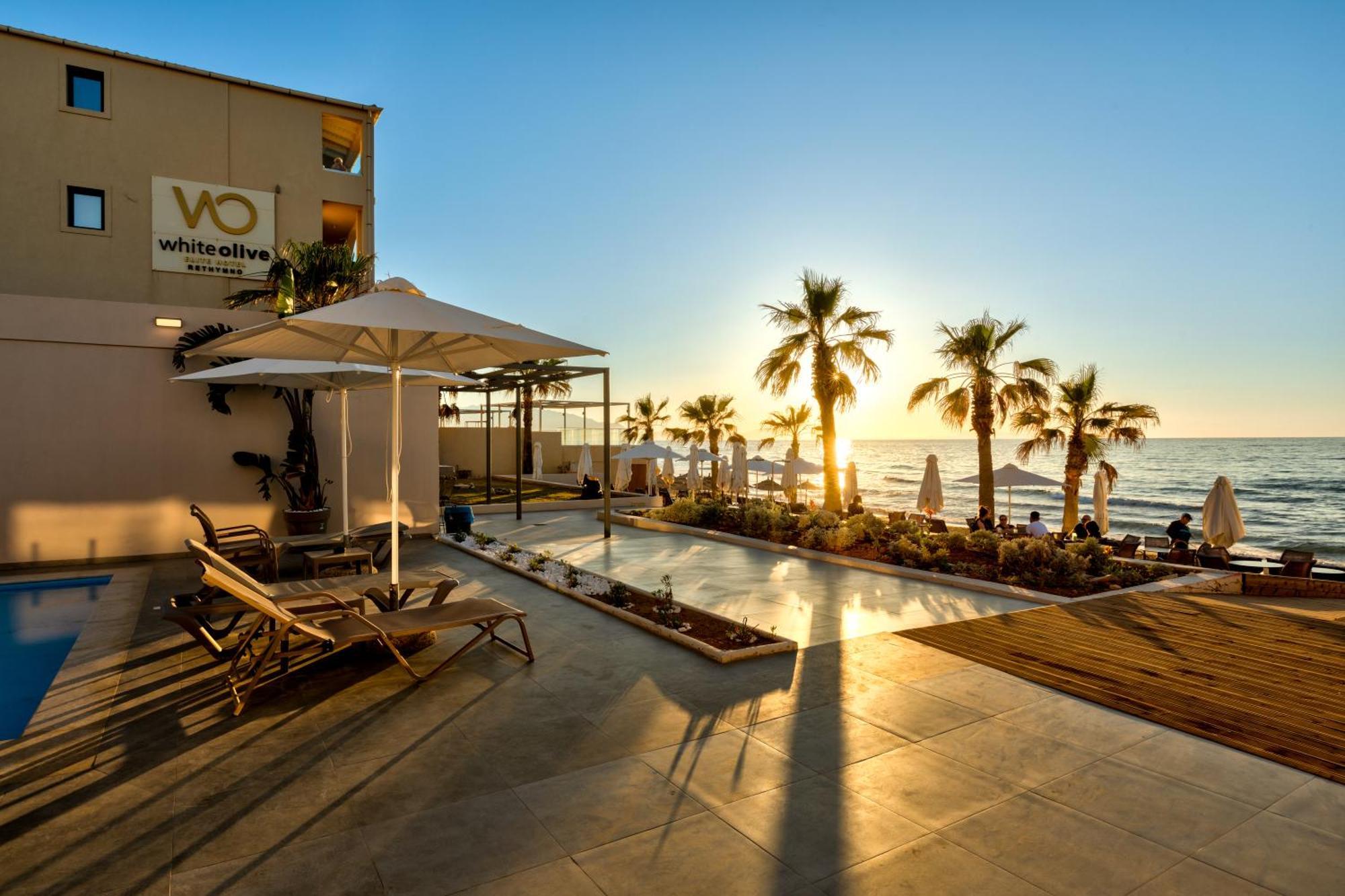 White Olive Elite Rethymno Hotel Sfáka Exterior foto